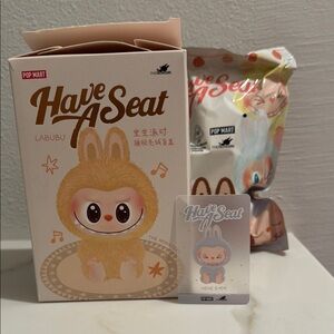 Have A Seat Labubu Toy - HEHE